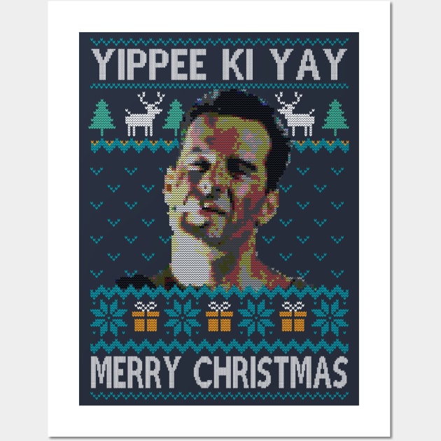 YIIPPEE KI CHRISTMAS Wall Art by RetroFreak